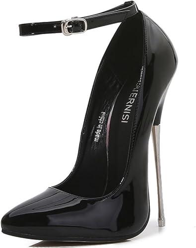 F&A LOVING Unisex Men's Women's Pointed Toe Stiletto High Heel Sexy Pumps, 11