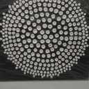 Art Abstract Oil Painting Modern Art Oil on Canvas Wall Art Deco 24x24 inches, Black and White