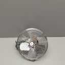 12V Fan RV|Truck Cooling Heavy Duty 8" Metal Car Fan Bus|Boat|Forklift|Car|Camper|Lawn|Mower|Tractor 2-Speed Silver