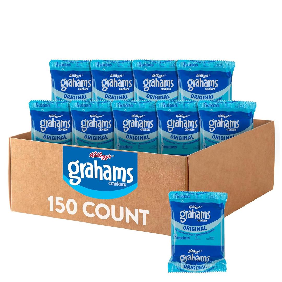 Kellogg's, Grahams Crackers, Original, .78oz (150 Count)