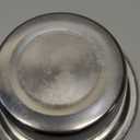 MARKY'S Glass and Metal Caviar Server Set - Single Serving  Premium Roe Chiller