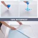 Lisara Bassinet Mattress, 41" x 29" Dual Sided Gel Memory Foam Mattress with Waterproof, Removable and Breathable Ice Silk Cover, Fit for 4moms Breeze Plus Portable Playard