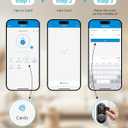 Veise VK01 IC Cards for Smart Lock, 13.56MHz RFID Cards Key Fobs for Keyless Entry Door Lock, Smart Deadbolt Key Compatible to Multiple Apps (3 Pack)