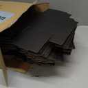 4x4x2 inches Small Shipping Boxes Set of 100 - Black Mailer Corrugated Cardboard Boxes for Shipping Packaging Mailing Products