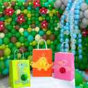 16 Pcs Dinosaur Party Favor Bags with Handles Dino 3D Honeycomb Bag Dinosaurs Candy Goodies Supplies for Birthday Baby Shower Party Decor