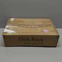 SNTD Dish Drying Rack for Kitchen Counter - Stainless Steel Dish Rack with Drainboard, Large Dish Drainer with Utensil Holder for Sink, Silver