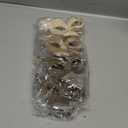 4 PCS Bow Hair Clips Bow Claw Clip for Women, Large Hair Claw Clips for Thin Thick Long Hair Cute Nonslip Bows (Dark khaki+light khaki+Dark Brown+Beige)