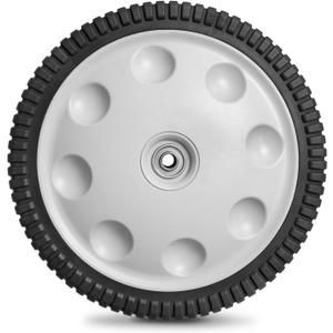 12 Inch 734-04019 Rear Wheel Replacement for MTD 734-04127, Lawn Mower Wheel 12" x 2.125" S-Wave Wheel Tire Compatible with Most Troy Bilt Walk-Behind Push Lawn Mower, 1 Pack