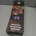 KitchenClick 7-Piece Wooden Spoons for Cooking  Premium Teak Wooden Utensil Set, Nonstick & Heat-Resistant Wooden Cooking Utensils, Durable & Lightweight Spoon Set for Kitchen, Baking & Serving