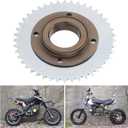 78mm OD 4 Hole Toothless Flywheel T8F 44T 54mm Rear Chain Sprocket Steel Alloy T8F Roller Sprocket Fits for Mini Pocket Gas Scooter ATV