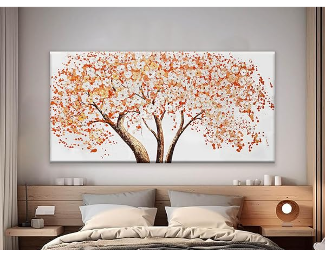 Canvas Wall Art Decor Large Tree of Life Wall Art Decorations Wall Pictures For Living Room Canvas Art Wall Decor Oversized Colorful Wall Art Prints Artwork for Walls Bedroom Home Wall Decor 29" x 58"