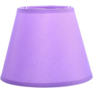 2pcs Small Purple Table Lamp Shade, Linen Barrel Lamp Shade Cone Fabric Floor Lampshade Light Weight Farmhouse Lampshade Easy to Install for Desk Bedside Bedroom Living (6.68inch)