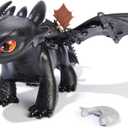 DreamWorks Dragons How to Train Your Dragon, Tame & Train Interactive Toothless with 60 Sounds & Reactions, Kids Toys for Boys & Girls Ages 4 & up