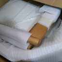 Upholstered Dining Chairs Set of 2,Mid Century Modern Kitchen Chairs with Back and Wood Frame,Faux Leather Dinner Chairs (Light Khaki + Light Walnut Legs, Set of 2)