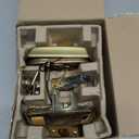 Schlage Camelot Electronic Keypad Deadbolt Lock, Keyless Front Door Entry, Mechanical Key Backup Included, Bright Brass, BE365 CAM 505