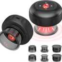 7-in-1 Electric Cupping Set, 12 Levels Cupping Kit for Massage Therapy for Targeted Pain Relief, Knots, Aches, Muscle Soreness - 2Pcs(Black)