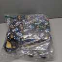 Toddler Booster Seat for Dining Table, Adjustable Safety Buckle Child Booster Seat with Backrest, PU Waterproof Easy Cleaning Portable Booster Cushion (Black)