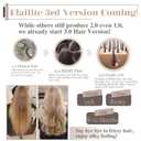 Elailite Hair Toppers for Women Real Human Hair Topper with Bangs Thinning Thin 5.1"x2.8" Silk Base Clip in Remy Hairpieces 10 Inch Chocolate Brown