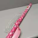 American Greetings 75 sq. ft. Reversible Barbie Wrapping Paper for Birthdays and All Occasions, Stars, Polka Dots and Stripes (1 Roll, 30 in. x 30 ft.)