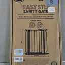 Regalo Safety 29-38.5" Baby Gate for Doorways & Bottom of Stairs, Pressure Mounted Baby Gate with Door for Babies, Toddlers & Pets, Tested & Safe for 30 Years, American Designed, American Owned, White