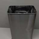 iTouchless 15 Liter / 4 Gal Sensor Bathroom Trash Can with Lid and AbsorbX Odor Filter, Stainless Steel Small Waste Basket, Includes Air Freshener Fragrance Pack, Home Office Bedroom Livingroom