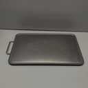 Stainless Steel Cutting Board 16''11'', Double Sided 304 Steel Cutting Board for Meat, Vegetables & Fruits, Heavy Duty Rust-Resistant Chopping Board for Kitchen with Juice Groove on Both Sides (Gray)