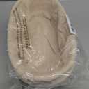 DOYOLLA Bread Proofing Baskets Set of 2 10 inch Oval Shaped Dough Proofing Bowls w/Liners Perfect for Professional & Home Sourdough Bread Baking