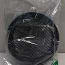 PATIKIL 8 Inch Round Air Vent Cover, Soffit Vents ABS Ceiling Vent Covers Air Vent Louver for Bathroom Kitchen Living Room Ventilation System, Black