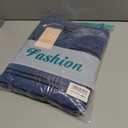 MASCOMODA Womens Sweaters Fall 2025 Oversized Striped Sweater Long Sleeve Polo V Neck Loose Side Slit Knitted Tunic Tops (Blue, XL)