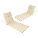 Maphissus 2 Set Lounge Chair Cushions for Outdoor Furniture, 77x24 inch Foam Chaise Cushion for Patio Pool Garden