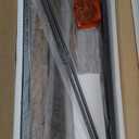 HCHQHS Adjustable 5 Tier Open Bookcase, Rustic Farmhouse Book Shelves, Industrial Wood and Black Metal Bookshelves, Mid Century Bookcase for Home Office Living Room Bedroom