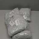 LIUWEIW Soft Stool Protector Jacquard Fabric Vanity Bench Cover, (14"- 20") L x (10"- 14") W Stretch Washable Rectangle Saddle Bar Stool Slipcover(Col 10,Set of 4)