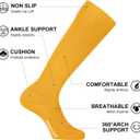 FITRELL 2/3 Pack Soccer Socks Baseball Softball For Youth Kids Boys Girls, Over-The-Calf Football Socks for Adult Men Women (Small)