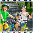 6 Pairs Christmas Kids Bike Gloves Gift Cute Fingerless Gymnastics Workout Golf Gloves for Girls Boys (Black)