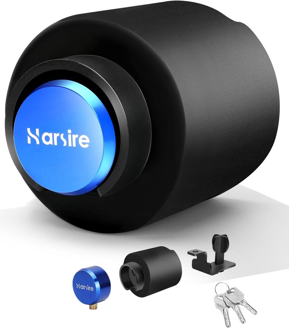 Trailer Lock Fits 2 5/16 Inch Coupler, 2026 Upgrade Heavy Duty Trailer Coupler Lock, Steel Anti-Theft Structural Trailer Hitch Lock, 2 5/16 Trailer Hitch for Travel Trailers, Boats, Trucks, RV