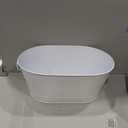 1 Pack 4 Gallon Galvanized Ice Bucket, Large Galvanized Beverage Tub Ice Bucket for Parties, Thick Metal Beverage Buckets with Handles, Oval Drink Buckets for Parties Indoor or Outdoor (White)