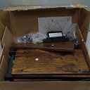 70 in Skinny Sofa Table Behind Couch, Console Table with Oulets & USB Ports for Hallway, Entryway,Living Room, Bedroom, Rustic Brown