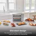 Ninja Air Fryer Toaster Oven Combo | Double Stack XL | 12-in-1 | Fits 4.5 lb Chicken & 6lbs of Wings | Smart Finish Cook 2 Different Meals at Same Time | Countertop Oven | Stainless Steel | DCT601, 18.6 in L x 16.39 in W x 13.26 in H