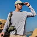 NORTHYARD Men's Hiking Graphic Shirts Long Sleeve UPF 50+ Fishing T-Shirt (L)