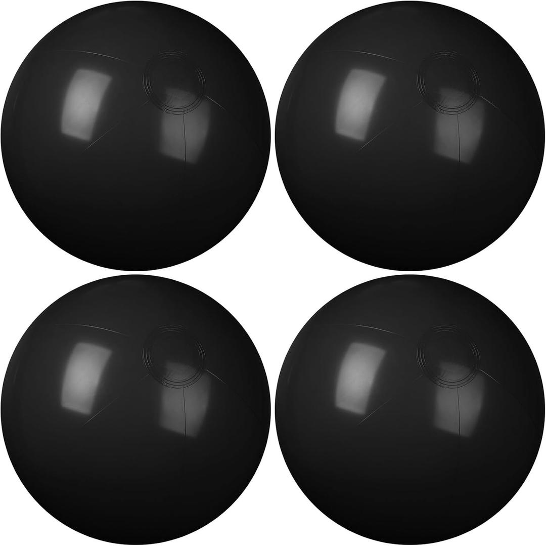 4 Pcs Inflatable Beach Ball 20 inch Swimming Pool Balls Summer Outdoor Decor Beach Balls Ornaments Floatable Ball for Swimming Pool Birthday Party Supplies