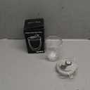 PARACITY Double Wall Glass Coffee Mug, Glass Coffee Cup with Silicone Lid 12 OZ, Insulated Coffee Mug for Milk, High Borosilicate Glass Double Walled Cup for Travel & Home(Grey)