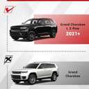 HEKA Running Board fit for Jeep Grand Cherokee L 3-Row 2021 2022 2023 2024 Side Step Nerf Bar Accessories YJ (Grand Cherokee l)