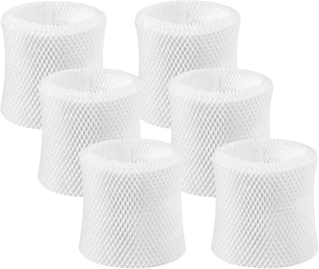 Humidifier Replacement Filter Compatible with Canopy Bedside and Nursery Humidifier,Made with Wood Pulp, Paper Filter, 6-Pack