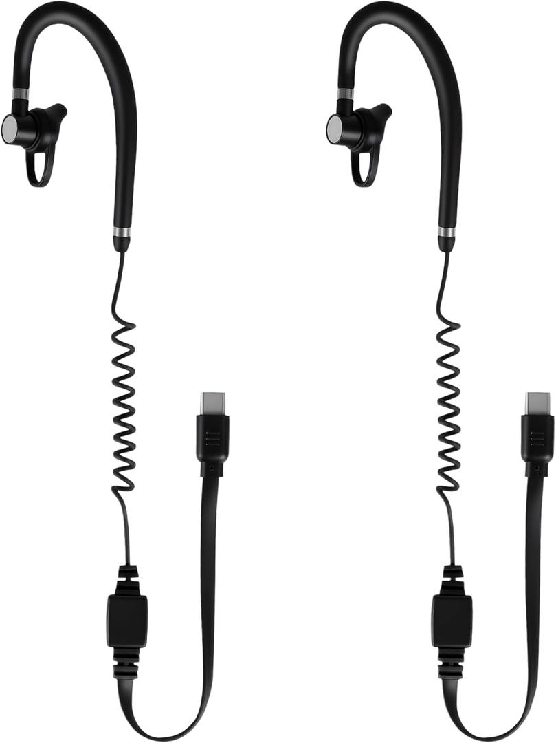 Wired Headset Earpiece for Super Mini Walkie Talkie,2 Pack