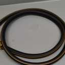 Giraffe Tools Garden Hose 5/8" Custom Length, No Kink, Flexible, Leakproof Water Hose, 600 Burst PSI, 5ft Double Female Fittings,Black Orange