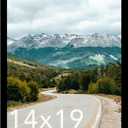 Wood 14x19 Picture Frame Black for Wall Hanging, 14 x 19 Frame Photo Frame for Wall Horizontally or Vertically, Black, 1 Pack