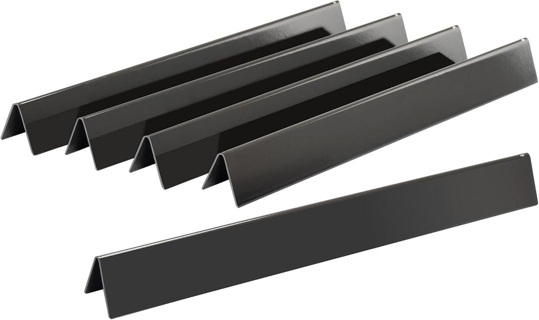 Leship 22.5 inch Flavorizer Bar Replace for Weber 7536 Spirit 300 Series (with Side Control) Genesis Silver Gold Platinum B C,Weber Spirit 700 900 Grill,Porcelain Steel Flavor Bars 7537