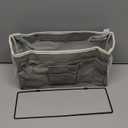 Bedside Storage Caddy/Bedside Hanging Storage Bag for Headboards Bunk Beds Dorm Rooms Book Phone Magazine Holder (Grey)