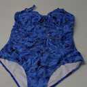 Aqua Eve Plus Size Swimsuit for Women Tummy Control One Piece Bathing Suit Vintage Swimwear (Paisley)