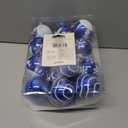 Joiedomi 24 Pcs Christmas Ball Ornaments, Blue & White 2.3 Deluxe Delicate Painting & Glittering Shatterproof Christmas Tree Ornaments for Wreath Garland Holiday Indoor Party